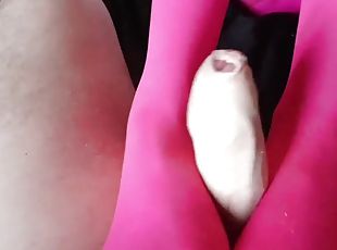 collants, hardcore, couple, pieds, point-de-vue, kinky, fétiche, petit-ami, en-nylon