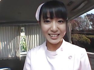 sjuksköterrska, japansk, pov, uniform