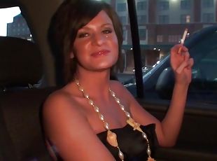 Sluttiest Girl In Iowa Naked In My Car While Driving Around -Amateu...