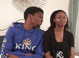 Video of a black dude fucking his amateur black girlfriend