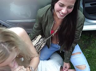 orgie, in-afara, public, swingers, jet-de-sperma, sex-in-grup, sex-in-trei, pov, blonda, actiune