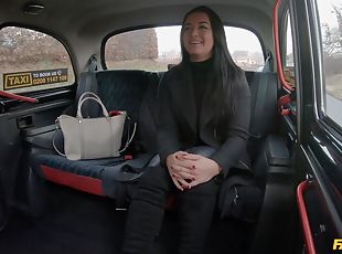 Fit ass Sofia The Bum fucked from behind by the taxi driver