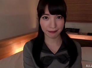 Beautiful Japanese wife loves licking her husband before having sex