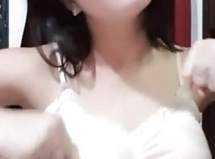 asian, perempuan-jelita, webcam, menakjubkan, solo, erotik