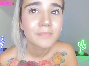 masturbação, amador, babes, webcam, bizarro-kinky, sozinho, tatuagem