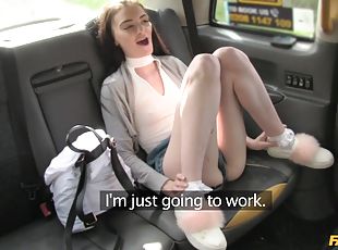 Maddison Rose adores when the driver fucks her badly in the taxi