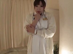 sygeplejerske, japans, fingering, uniform