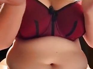 énorme, orgasme, milf, jouet, belle-femme-ronde, sale, culotte, fétiche, humide, soutien-gorge