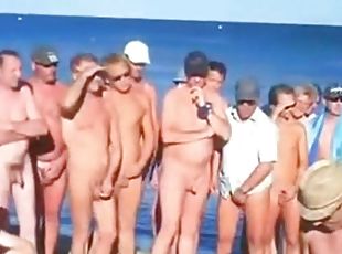 Sensational Public Nudist Orgy