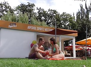 in-afara, public, anal, cuplu, bikini, realitate