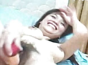 asyano, mabalahibo, dyakol-masturbation, pekpek-puke-pussy, laruan, natural, webcam, solo, intsik