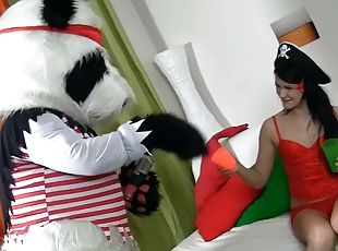 Crazy dildo sex in pirate costumes