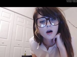 lunettes, ados, jeune-18, webcam, solo