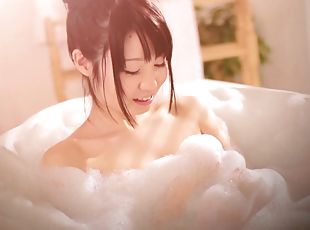 bañando, peluda, coño-pussy, japonés