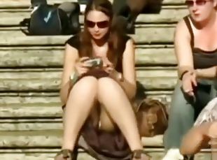 Lots of public chicks in voyeur video