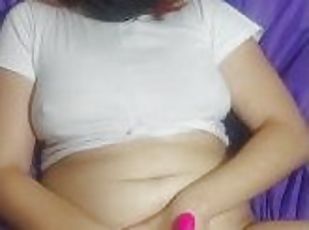 mastubasi, vagina-pussy, muncrat, amatir, mainan, webcam, seorang-diri, payudara-kecil