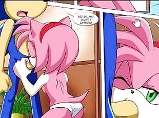 Hasta que porfin sonic se follo a una puta de grandes tetas - Satur...