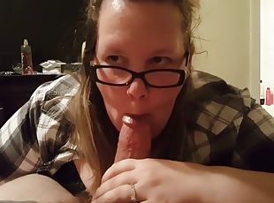 Amateur bbw bj facial