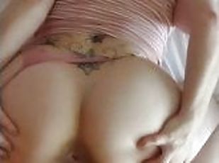 cul, chatte-pussy, amateur, interracial, milf, butin, bite, séance-dentraînement