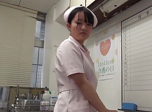 krankenschwester, japanier, gesichtspunkt, nette, böse, tracht