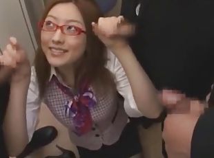 Cute japanese whore ai haneda gokkun 3 loads of cum