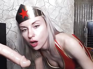 fafanje, hardcore, blond, dildo