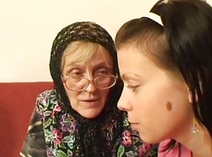 humalassa, amatööri, kypsä, isoäiti-granny, perhe