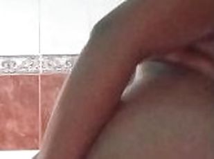 culo, tetas-grandes, masturbación, amateur, adolescente, casero, latino, a-solas, tetitas