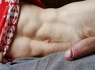 Muscular Daddy Escapes Christmas Brunch To MOAN, HUMP And CUM HANDS...