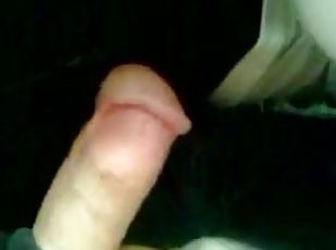 Amateur guy shows his boner for the cam in homemade video
