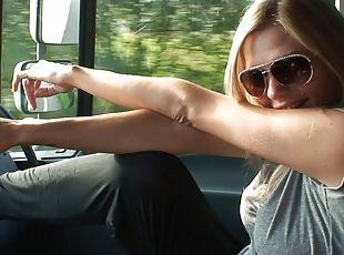 CZECH AMATEUR SEX - HORNY BLOND HAIR LADY GIRLFRIEND & FELLOW