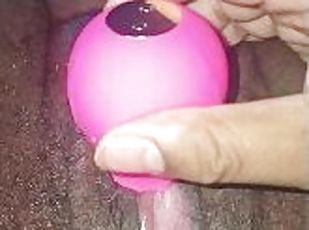 masturbation, orgasme, giclée, amateur, ébène, jouet, solo