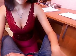 smal, avsugning, tonåring, creampie, pov, syster, tatuering