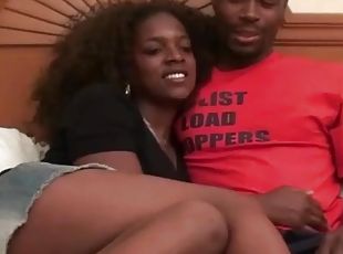 Black amateur couple taped their sex
