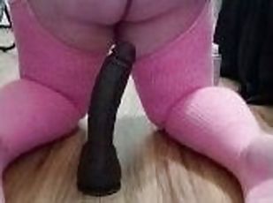 THICK FTM Kitten Rides BBC Dildo and gets SPANKED!!! [Full Video on...