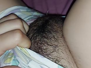 Curly Hair In Masturbando El Cono Dulce De Mi Cunada 5 Min