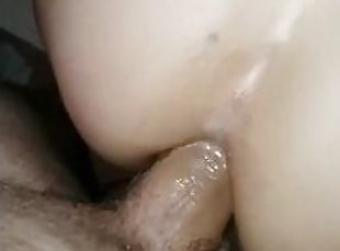 Anal without condom creampie milf