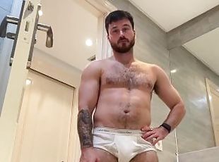 gay, esclave, toilette, fétiche, solo