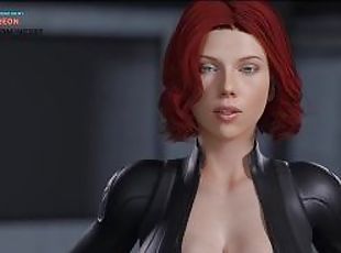 BLACK WIDOW DO A SPECIAL TRANING FOR NEW RECRUTS  HOTTEST MARWEL HE...