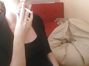 dilettant, babe, fetisch, allein, rauchen