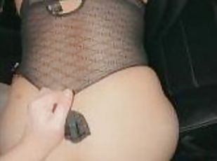 esposa, amateur, coche, marido, novio, bisexual, dominación-femenina