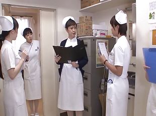 Charming and juicy Asian nurse boycotts duty just to be screwed hardcore