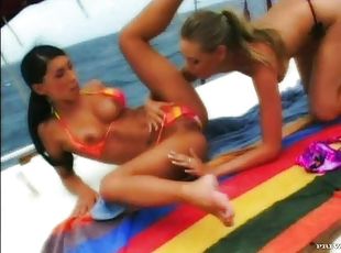Anal Sex On a Boat With Mya Diamond and Victoria Swinger