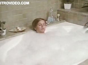 Sexy Blonde Babe Suzanna Love Totally Naked In a Bathtub
