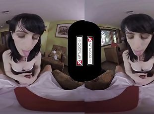 Vr cosplay x superhero zatanna taking huge cock in her cunt vr porn...