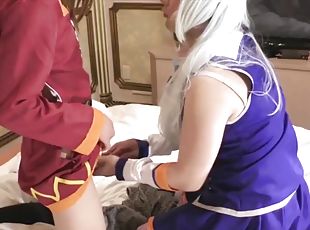 Megumin y aqua cd cosplay