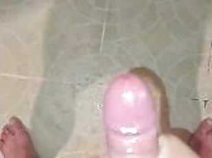 baignade, masturbation, amateur, ejaculation-sur-le-corps, douche, solo