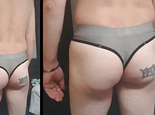 Testing my new sexy mens panties and underwear