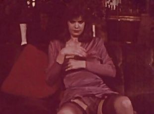 poilue, masturbation, vintage, solo, taquinerie