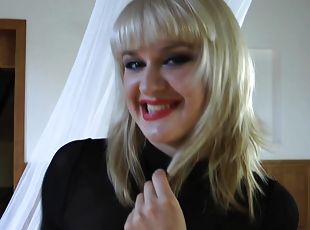 fitta-pussy, avsugning, cumshot, leksak, hardcore, par, pov, ansiktssprut, blond, rövhål